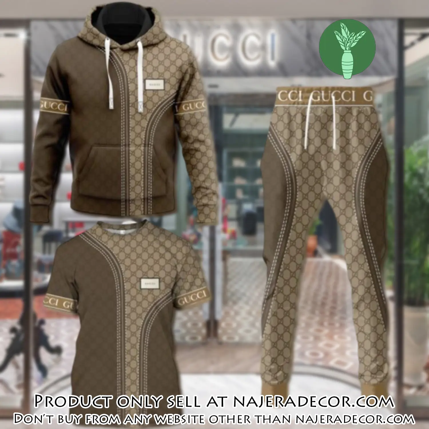 Gucci luxury brand combo tshirt hoodie long pants set trending 24 outfit sport lcs1031 njr2633897